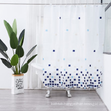 waterproof custom peva shower liner with circle pattern